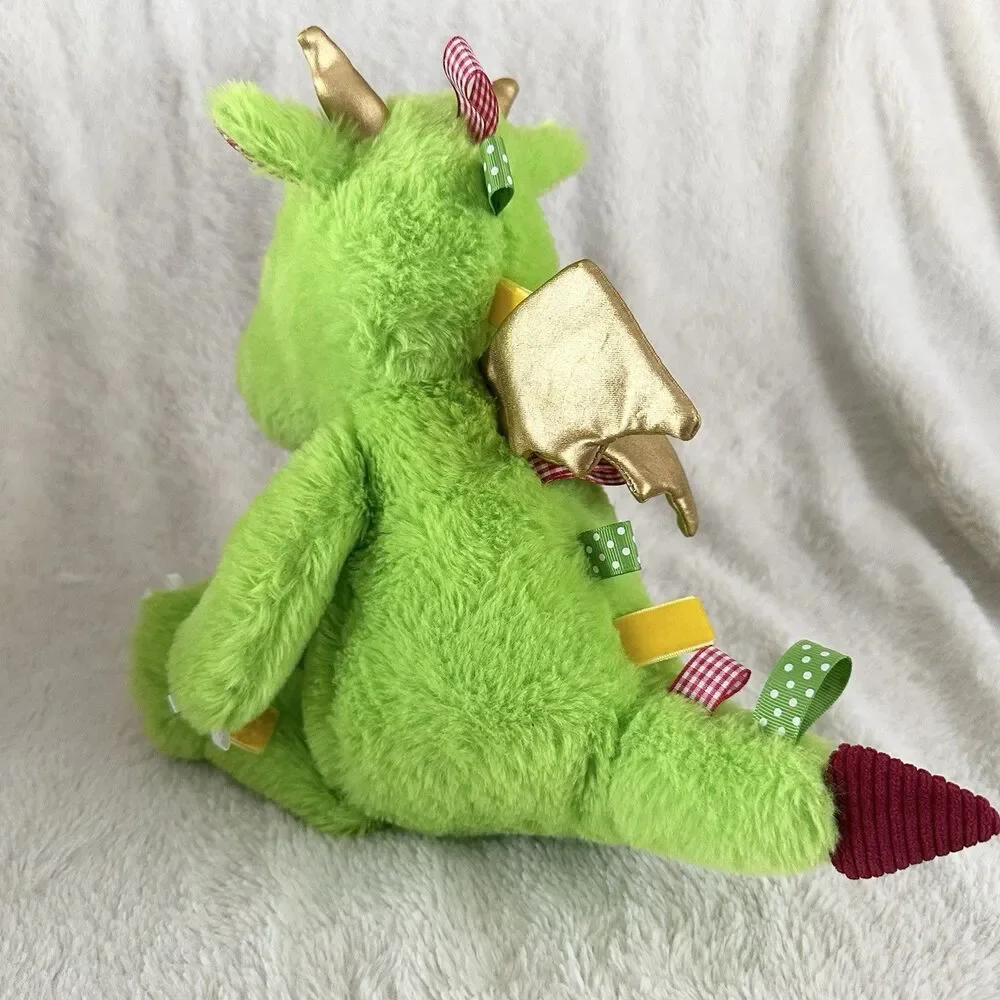 Make Believe Ideas Green Dragon Sensory Snuggables 14” Plush Stuffed Animal